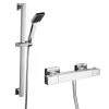 Milan Bar Shower Package with Modern Slider Handset Kit -Showers Shop SSRK01 STMV01 np