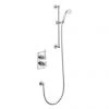 Burlington Trent Thermostatic Concealed Single Outlet Shower Valve with Slide Rail, Hose & Handset 2 Burlington Trent Thermostatic Concealed Single Outlet Shower Valve with Slide Rail, Hose & Handset -Showers Shop TF1H PN