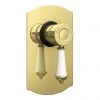 Trafalgar Traditional Gold Concealed Manual Shower Valve -Showers Shop TFMVGLD np