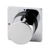 Venice Modern 1 Outlet Concealed Shower Mixer Valve - Chrome 1 Venice Modern 1 Outlet Concealed Shower Mixer Valve - Chrome -Showers Shop TI319CH p