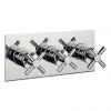 Crosswater - Totti Triple Concealed Thermostatic Shower Valve - TO2001RC 1 Crosswater - Totti Triple Concealed Thermostatic Shower Valve - TO2001RC -Showers Shop TO2001RC P