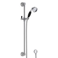Hudson Reed Topaz Black Triple Concealed Shower with Slide Rail Kit & Fixed Head -Showers Shop TOPAZBLK SPK2 D2 460