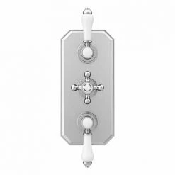 Trafalgar Traditional Shower Package with Fixed Head, Handset + Bath Spout -Showers Shop TRADPK02 n d5 460