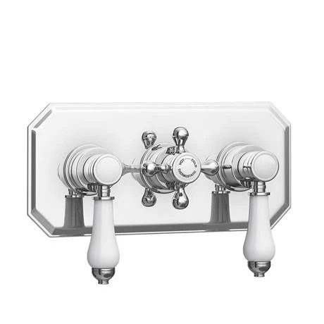 Trafalgar Traditional Shower Package with Ceiling Mounted Fixed Head, Handset + Bath Spout 4 Trafalgar Traditional Shower Package with Ceiling Mounted Fixed Head, Handset + Bath Spout - Image 2