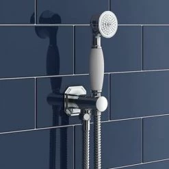 Trafalgar Traditional Shower Package with Ceiling Mounted Fixed Head, Handset + Bath Spout 8 Trafalgar Traditional Shower Package with Ceiling Mounted Fixed Head, Handset + Bath Spout -Showers Shop TRADPK03 d3 460