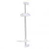 Triton Leon Shower Riser Rail - White/Chrome - TSKLEONWC -Showers Shop TSKLEONWC P