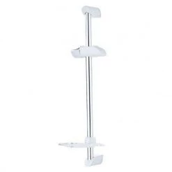 Triton Leon Shower Riser Rail - White/Chrome - TSKLEONWC