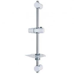 Triton Lewis Shower Riser Rail - White/Chrome - TSKLEWWC