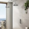 Trafalgar Traditional Dual Shower Heads with Concealed Valve -Showers Shop TSV63PKD p