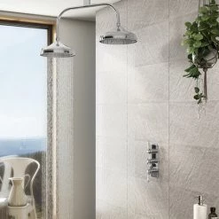 Trafalgar Traditional Dual Shower Heads with Concealed Valve