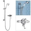 Trafalgar Traditional Dual Exposed Thermostatic Shower Valve inc. Slider Rail Kit -Showers Shop TSVPK01 prod