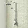 Trafalgar Victorian Exposed Valve inc. Rigid Riser Kit, Diverter, 8" Rose + Handset -Showers Shop TSVPK02 n p