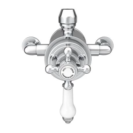Trafalgar Traditional Luxury Rigid Riser Kit with Diverter + Dual Exposed Shower Valve 5 Trafalgar Traditional Luxury Rigid Riser Kit with Diverter + Dual Exposed Shower Valve - Image 3