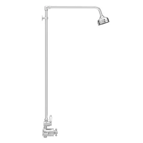 Trafalgar Traditional Twin Exposed Thermostatic Shower Valve + Rigid Riser 7 Trafalgar Traditional Twin Exposed Thermostatic Shower Valve + Rigid Riser - Image 5