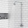 Trafalgar Traditional Twin Exposed Thermostatic Shower Valve + Rigid Riser -Showers Shop TSVRR n p