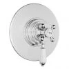 Hudson Reed Topaz White Dual Concealed Thermostatic Shower Valve Chrome - TSVT006 -Showers Shop TSVT006 P
