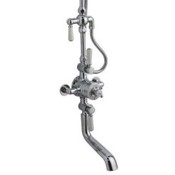 Hudson Reed Topaz Triple Thermostatic Shower Valve with Rigid Riser Kit & Bath Spout - TSVT103 9 Hudson Reed Topaz Triple Thermostatic Shower Valve with Rigid Riser Kit & Bath Spout - TSVT103 -Showers Shop TSVT103 D3 460