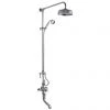Hudson Reed Topaz Triple Thermostatic Shower Valve with Rigid Riser Kit & Bath Spout - TSVT103 -Showers Shop TSVT103 P