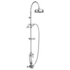 Trafalgar Traditional Deluxe Exposed Shower - Chrome -Showers Shop TTDXC D5 460