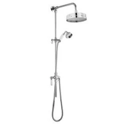Nuie Traditional Luxury Rigid Riser Kit with Diverter & Dual Exposed Shower Valve -Showers Shop Traditional Luxury Rigid Riser Kit with Diverter Dual Exposed Shower Valve d2 460