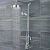 Traditional Luxury Rigid Riser Kit with Diverter & Twin Exposed Shower Valve -Showers Shop Traditional Luxury Rigid Riser Kit with Diverter Twin Exposed Shower Valve n p