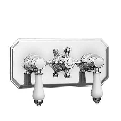 Trafalgar Traditional Triple Concealed Thermostatic Shower Valve 4 Trafalgar Traditional Triple Concealed Thermostatic Shower Valve - Image 2