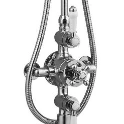 Trafalgar Traditional Triple Exposed Valve With Spout - Chrome -Showers Shop Trafalgar Traditional Triple Exposed Valve With Spout Chrome d2 460