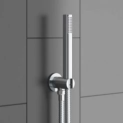 Trafalgar Triple Concealed Shower Valve inc. Outlet Elbow, Handset & Curved Arm with Fixed Head -Showers Shop Trafalgar Triple Concealed Shower Valve inc Outlet Elbow Handset Curved Arm with Fixed Head d3 460