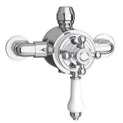 Trafalgar Victorian Exposed Valve inc. Rigid Riser Kit, Diverter, 8" Rose + Handset 10 Trafalgar Victorian Exposed Valve inc. Rigid Riser Kit, Diverter, 8" Rose + Handset -Showers Shop Trafalgar Victorian Exposed Valve inc Rigid Riser Kit Diverter 8 Inch Shower Rose Handset d3 460