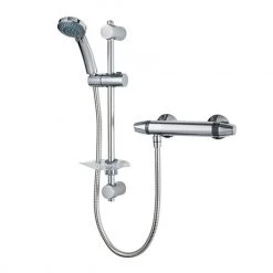Triton Exe Thermostatic Bar Shower Mixer & Kit - UNEXTHBM