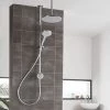 Aqualisa Unity Q Smart Shower Exposed with Adjustable and Ceiling Fixed Head -Showers Shop UTQ.A1.EV .DVFC .20 P