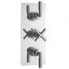 Ultra Helix Concealed Thermostatic Triple Shower Valve - HELV53 -Showers Shop Ultra Helix Concealed Thermostatic Triple Shower Valve HELV53 p