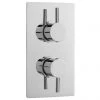 Ultra Quest Rectangular Twin Shower with Built-in Diverter - QUEV52 -Showers Shop Ultra Quest Rectangular Twin Shower with Built in Diverter QUEV52 p