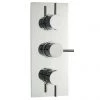 Nuie Quest Triple Concealed Thermostatic Shower Valve - Chrome - JTY314 -Showers Shop Ultra Series F II Triple Concealed Thermostatic Shower Valve Chrome JTY314 Medium