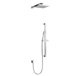 Britton Square Concealed Shower kit with Arm, Rose & Kit - V54