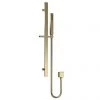 Venice Cubo Brushed Brass Modern Slider Rail Kit