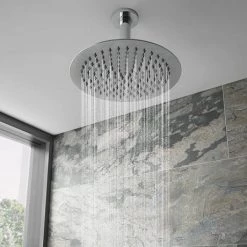 Venice Round Shower System with Concealed Valve + Ceiling Mounted Head 7 Venice Round Shower System with Concealed Valve + Ceiling Mounted Head -Showers Shop VEN1CPK d2 460