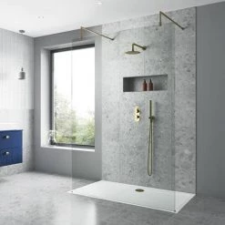 Venice Giro Twin Thermostatic Shower Valve with Diverter - Brushed Brass -Showers Shop VG8TW02BB d4 460