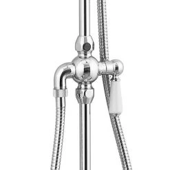 Trafalgar Traditional Rigid Riser with 190mm Shower Head, Handshower and Diverter -Showers Shop VIC GRAND RISER n d3 460