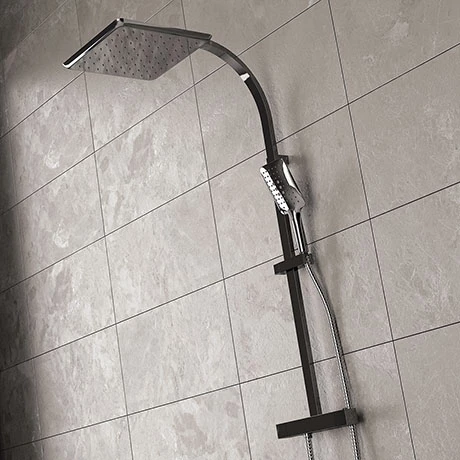Bristan Vertico Thermostatic Exposed Bar Shower with Rigid Riser - Chrome - VR-SHXDIVFF-C 3 Bristan Vertico Thermostatic Exposed Bar Shower with Rigid Riser - Chrome - VR-SHXDIVFF-C
