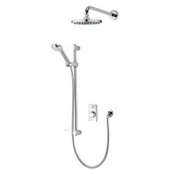 Aqualisa Visage Q Smart Shower Concealed with Adjustable and Wall Fixed Head -Showers Shop VSQ.A1.BV .DVFW .20 D2 460