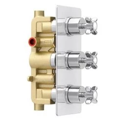 Astoria Traditional Triple Concealed Thermostatic Shower Valve -Showers Shop VSV73 n d5a 460
