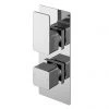 Nuie Windon Twin Concealed Thermostatic Shower Valve with Diverter - WINTW02 -Showers Shop WINTW01 P